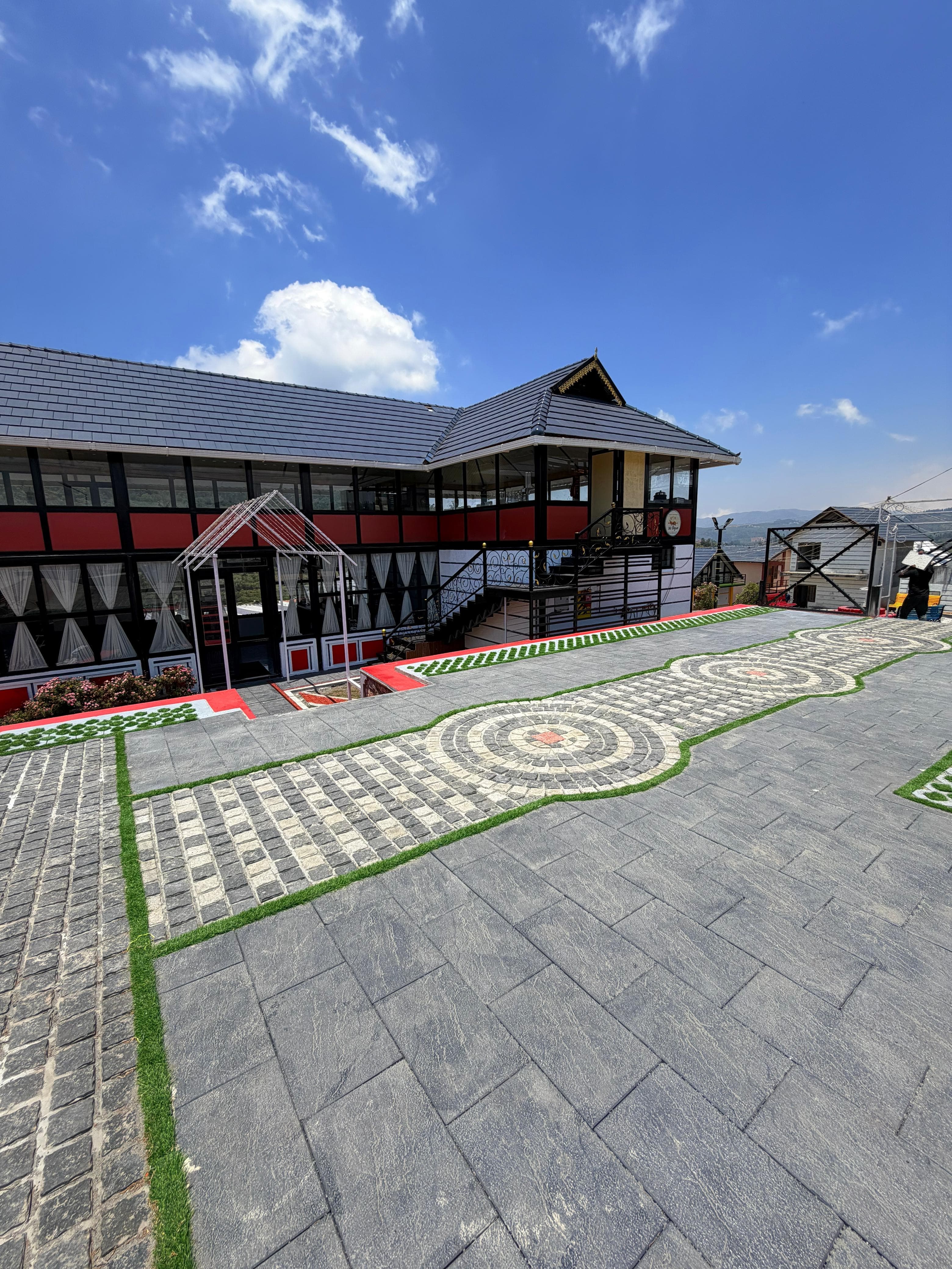 The Frame Resort - Ooty Courtyard and Main Pavilion