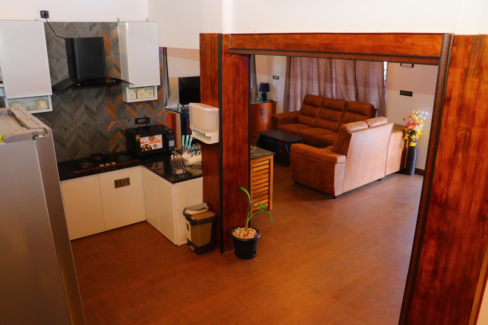Villa Kitchen and Family Living Area